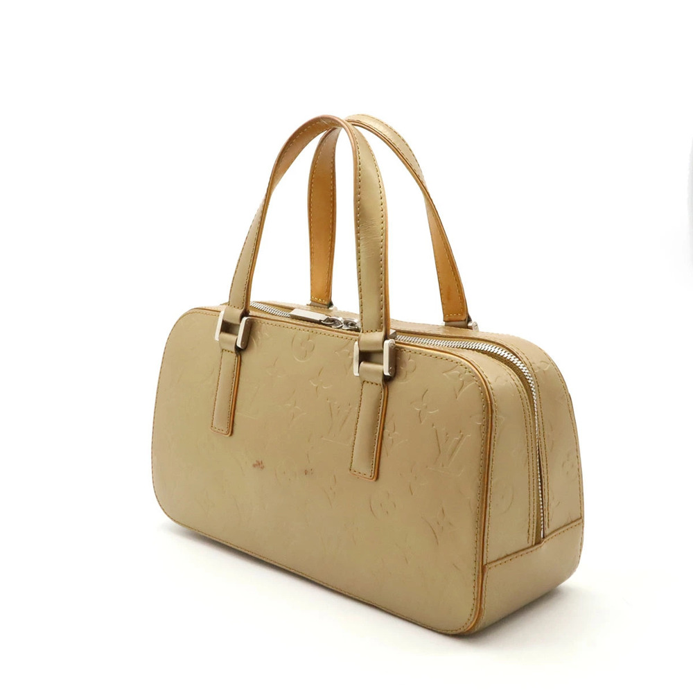Louis Vuitton Beige Shelton Handbag Bag Boston Matte Monogram Ambre Tan